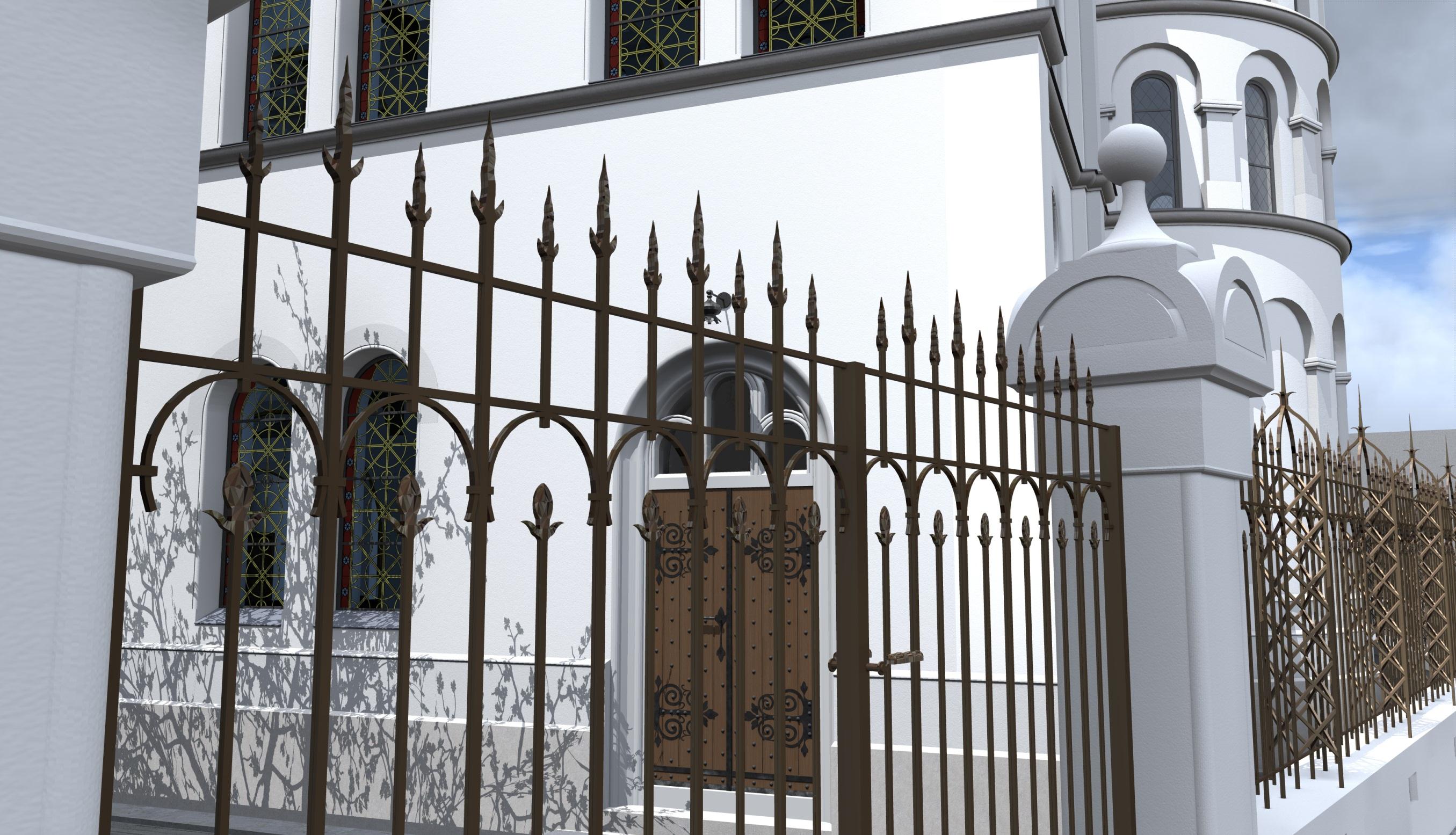 Zaun der Synagoge